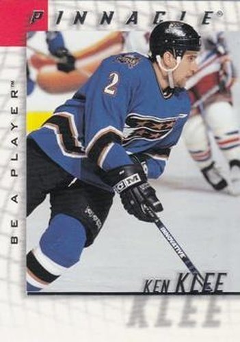 #91 Ken Klee - Washington Capitals - 1997-98 Pinnacle Be a Player Hockey