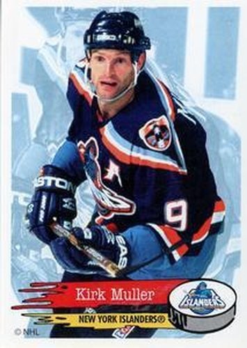 #91 Kirk Muller - New York Islanders - 1995-96 Panini Hockey Stickers