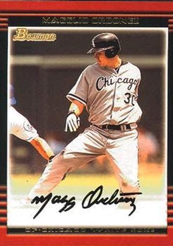 #91 Magglio Ordonez - Chicago White Sox - 2002 Bowman Baseball