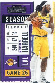 #91 Montrezl Harrell - Los Angeles Lakers - 2020-21 Panini Contenders Basketball