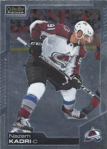 #91 Nazem Kadri - Colorado Avalanche - 2020-21 O-Pee-Chee Platinum Hockey