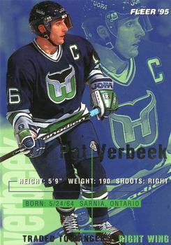 #91 Pat Verbeek - Hartford Whalers - 1994-95 Fleer Hockey