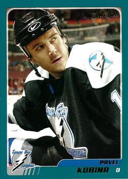 #91 Pavel Kubina - Tampa Bay Lightning - 2003-04 O-Pee-Chee Hockey