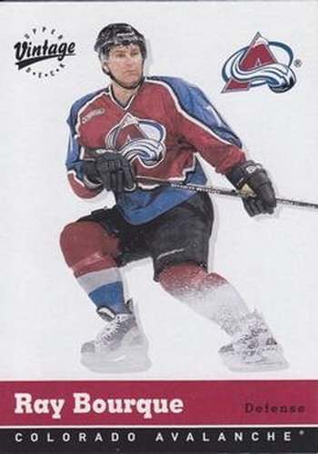 #91 Ray Bourque - Colorado Avalanche - 2000-01 Upper Deck Vintage Hockey