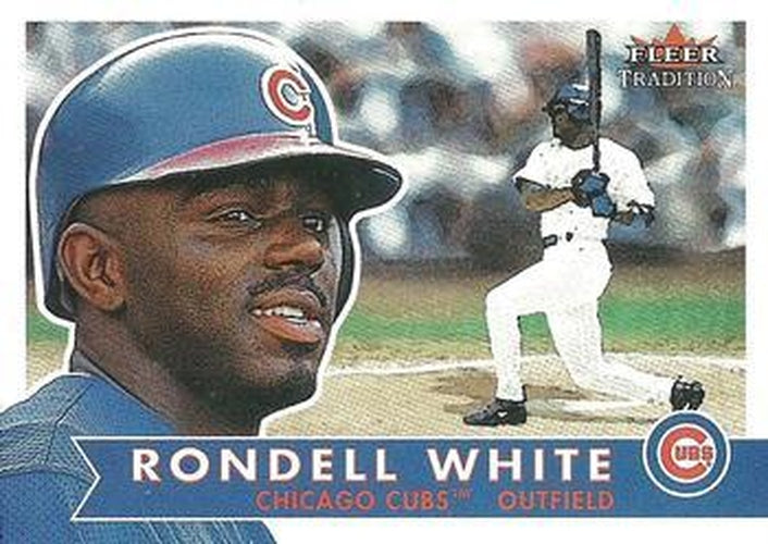 #91 Rondell White - Chicago Cubs - 2001 Fleer Tradition Baseball
