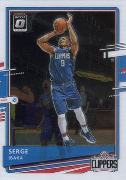 #91 Serge Ibaka - Los Angeles Clippers - 2020-21 Donruss Optic Basketball