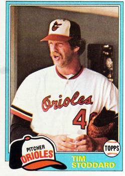 #91 Tim Stoddard - Baltimore Orioles - 1981 Topps Baseball