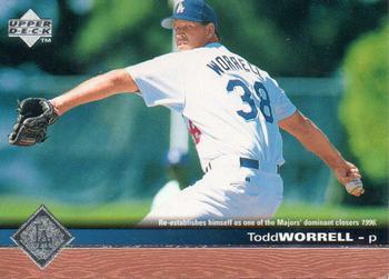 #91 Todd Worrell - Los Angeles Dodgers - 1997 Upper Deck Baseball