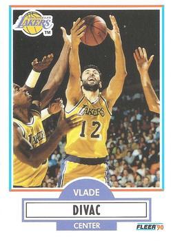 #91 Vlade Divac - Los Angeles Lakers - 1990-91 Fleer Basketball