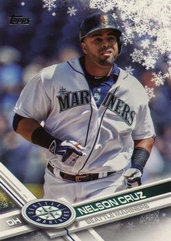 #HMW91 Nelson Cruz - Seattle Mariners - 2017 Topps Holiday Baseball