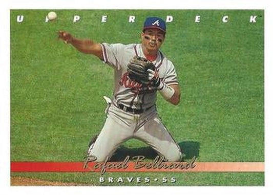 #91 Rafael Belliard - Atlanta Braves - 1993 Upper Deck Baseball