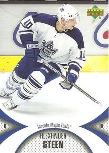 #91 Alexander Steen - Toronto Maple Leafs - 2006-07 Upper Deck Mini Jersey Hockey