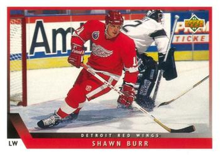 #91 Shawn Burr - Detroit Red Wings - 1993-94 Upper Deck Hockey