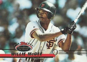 #91 Willie McGee - San Francisco Giants - 1993 Stadium Club Baseball