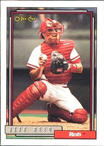 #91 Jeff Reed - Cincinnati Reds - 1992 O-Pee-Chee Baseball