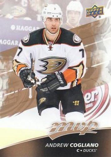 #91 Andrew Cogliano - Anaheim Ducks - 2017-18 Upper Deck MVP Hockey