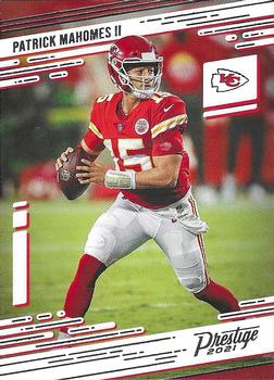 #91 Patrick Mahomes II - Kansas City Chiefs - 2021 Panini Prestige Football