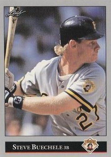 #91 Steve Buechele - Pittsburgh Pirates - 1992 Leaf Baseball