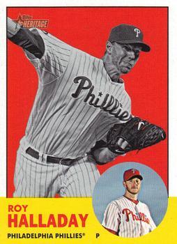 #91b Roy Halladay - Philadelphia Phillies - 2012 Topps Heritage Baseball