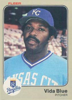 #106 Vida Blue - Kansas City Royals - 1983 Fleer Baseball