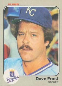 #111 Dave Frost - Kansas City Royals - 1983 Fleer Baseball