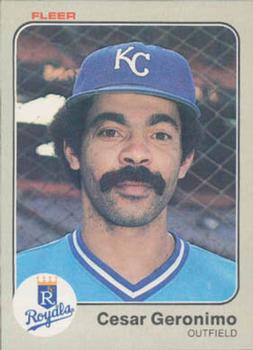 #112 Cesar Geronimo - Kansas City Royals - 1983 Fleer Baseball