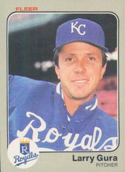 #113 Larry Gura - Kansas City Royals - 1983 Fleer Baseball