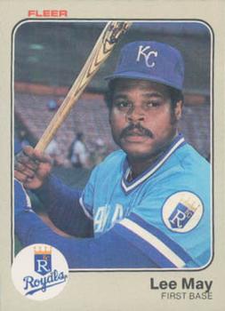 #118 Lee May - Kansas City Royals - 1983 Fleer Baseball