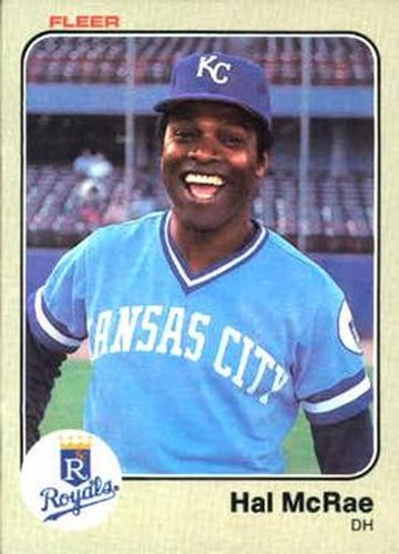 #119 Hal McRae - Kansas City Royals - 1983 Fleer Baseball