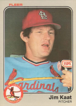 #11 Jim Kaat - St. Louis Cardinals - 1983 Fleer Baseball