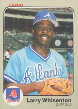 #152 Larry Whisenton - Atlanta Braves - 1983 Fleer Baseball