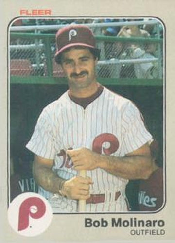 #167 Bob Molinaro - Philadelphia Phillies - 1983 Fleer Baseball