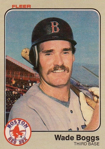 #179 Wade Boggs - Boston Red Sox - 1983 Fleer Baseball