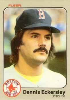 #182 Dennis Eckersley - Boston Red Sox - 1983 Fleer Baseball