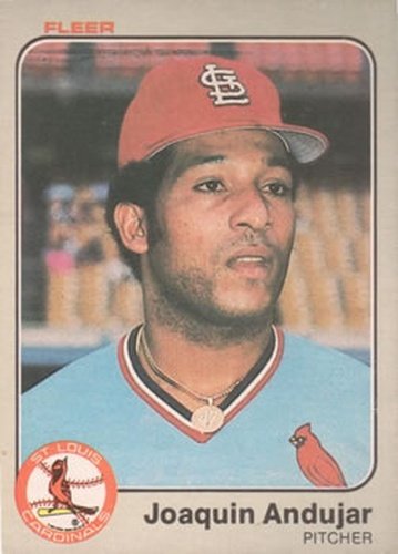 #1 Joaquin Andujar - St. Louis Cardinals - 1983 Fleer Baseball