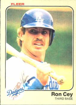 #204 Ron Cey - Los Angeles Dodgers - 1983 Fleer Baseball