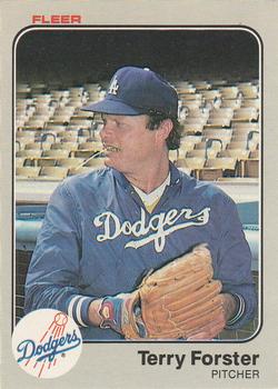 #205 Terry Forster - Los Angeles Dodgers - 1983 Fleer Baseball