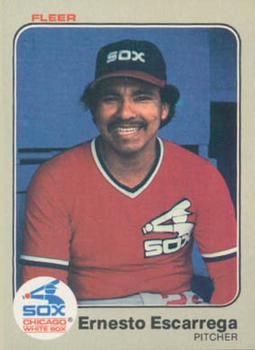 #234 Ernesto Escarrega - Chicago White Sox - 1983 Fleer Baseball