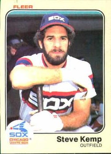 #239 Steve Kemp - Chicago White Sox - 1983 Fleer Baseball