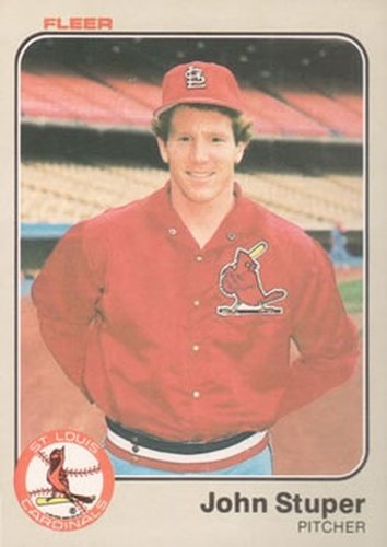 #23 John Stuper - St. Louis Cardinals - 1983 Fleer Baseball