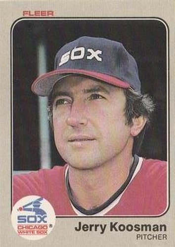 #242 Jerry Koosman - Chicago White Sox - 1983 Fleer Baseball