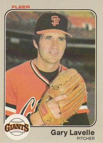 #265 Gary Lavelle - San Francisco Giants - 1983 Fleer Baseball