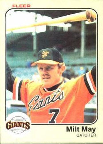 #268 Milt May - San Francisco Giants - 1983 Fleer Baseball