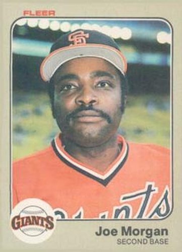 #270 Joe Morgan - San Francisco Giants - 1983 Fleer Baseball