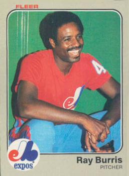 #277 Ray Burris - Montreal Expos - 1983 Fleer Baseball