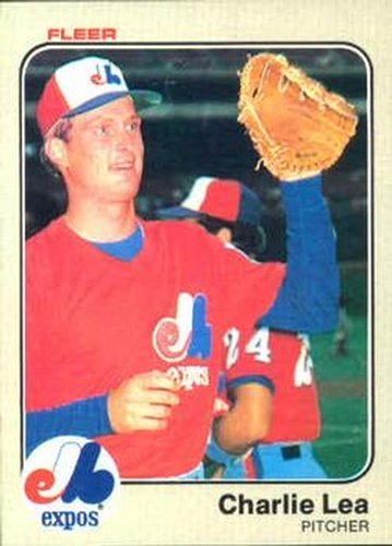 #286 Charlie Lea - Montreal Expos - 1983 Fleer Baseball