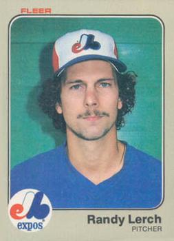 #287 Randy Lerch - Montreal Expos - 1983 Fleer Baseball