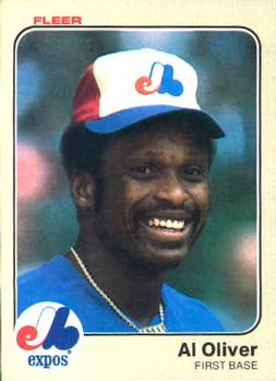 #290 Al Oliver - Montreal Expos - 1983 Fleer Baseball