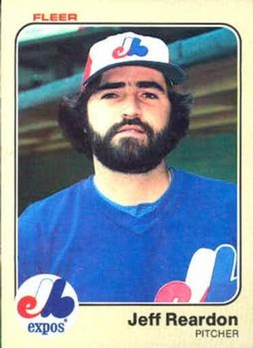 #293 Jeff Reardon - Montreal Expos - 1983 Fleer Baseball