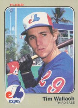 #299 Tim Wallach - Montreal Expos - 1983 Fleer Baseball